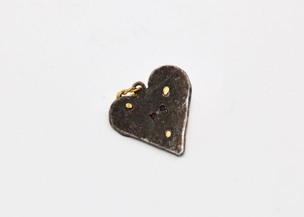 Gold and .25 CT Diamond Heart Pendant - Image 2