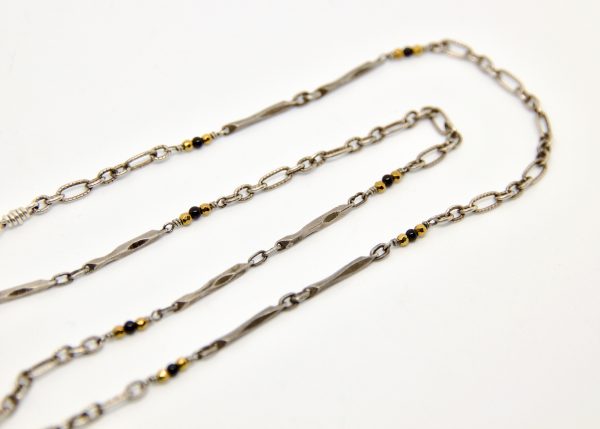 Black Diamond Pendant with Necklace - Image 2