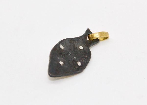 Gold and Turquoise Pendant - Image 2
