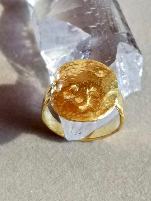 22K Ganesh Gold Ring