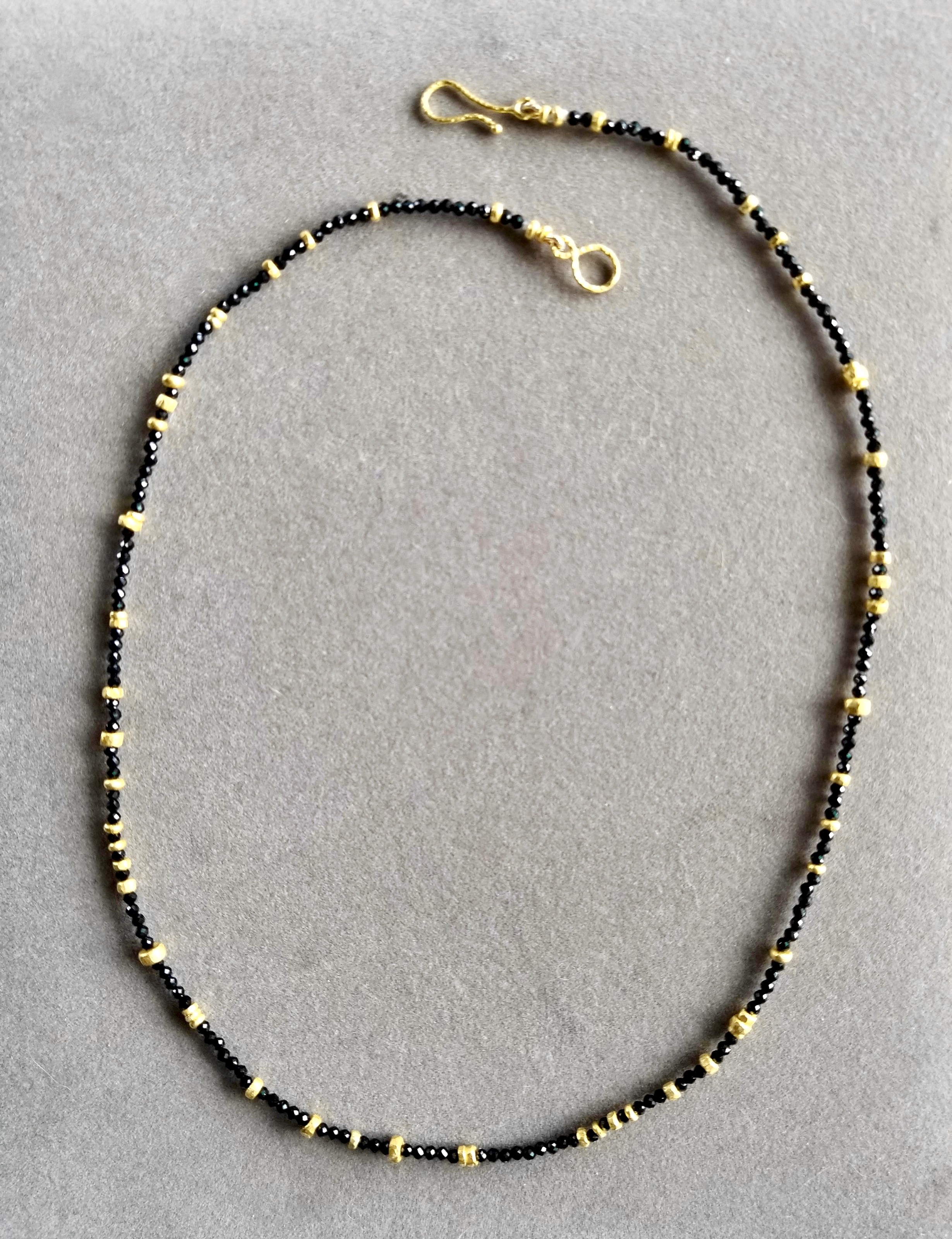 Black and gold beads chain clearance